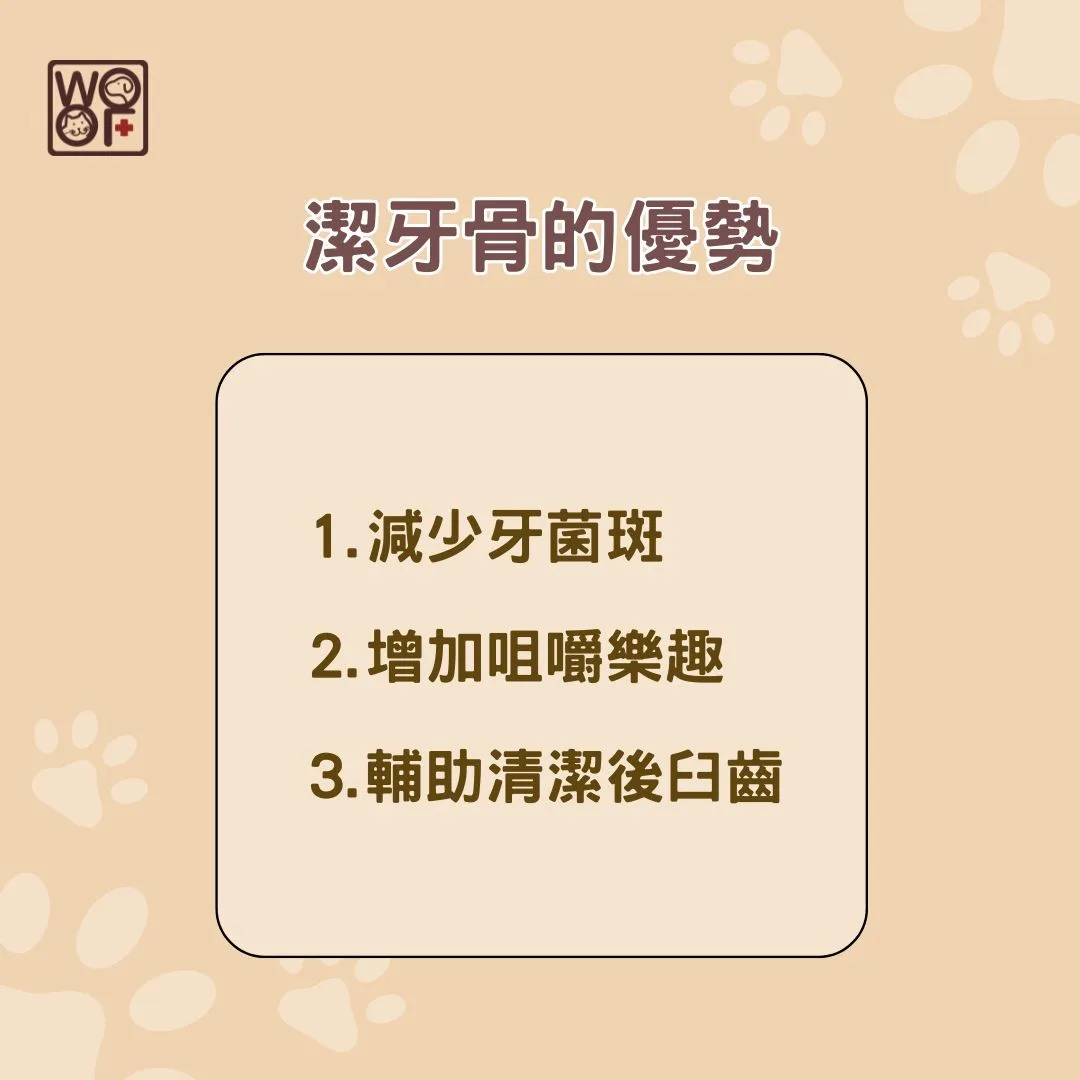 潔牙骨的優勢